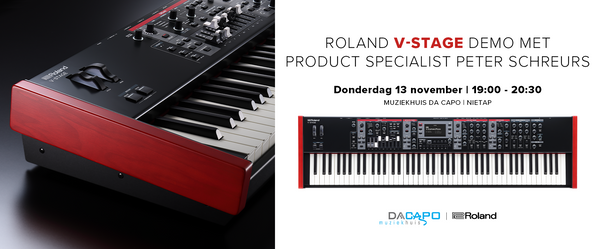 Roland V-Stage Demo Peter Schreurs
