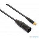 Converter XLR Male - RCA Female