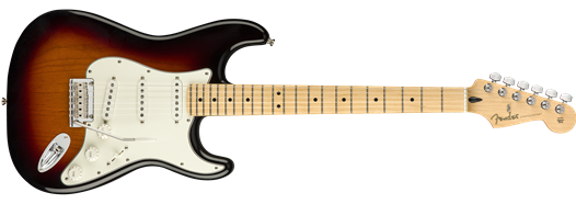 Player Stratocaster MN 3-Color Sunburst
