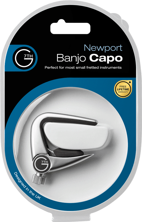 Newport Banjo Capo silver