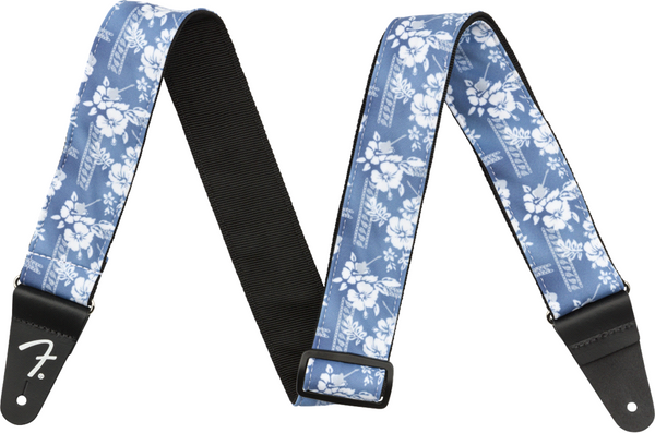 2" HAWAIIAN STRAP BLUE FLORAL