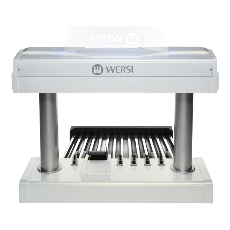 SONIC OAX-900 Parelmoer WHITE/Zwart Hoogglans  Vol Pedaal