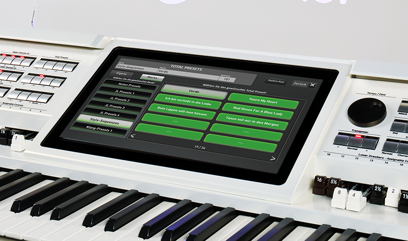SONIC OAX-900 Parelmoer WHITE/Zwart Hoogglans  Vol Pedaal