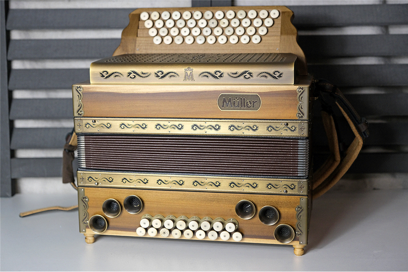 Tulipier G/C/F/Bb  steirische harmonica limex (occ)