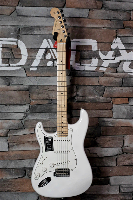 Player Stratocaster, Left-Handed Polar White