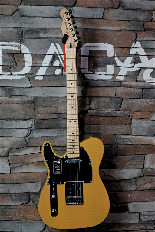Player Telecaster® Left-Handed, Maple Fingerboard, Butterscotch Blonde
