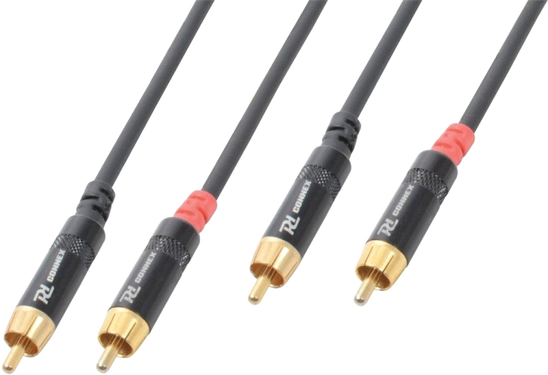 RCA kabel 2x RCA Male - 2x RCA Male - 6mr