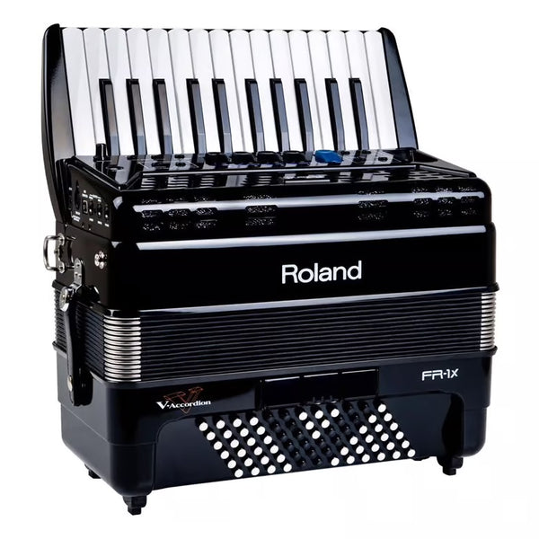 Roland FR-1X BK Compact & Lightweight V-Accordion (Black, With Keys)
