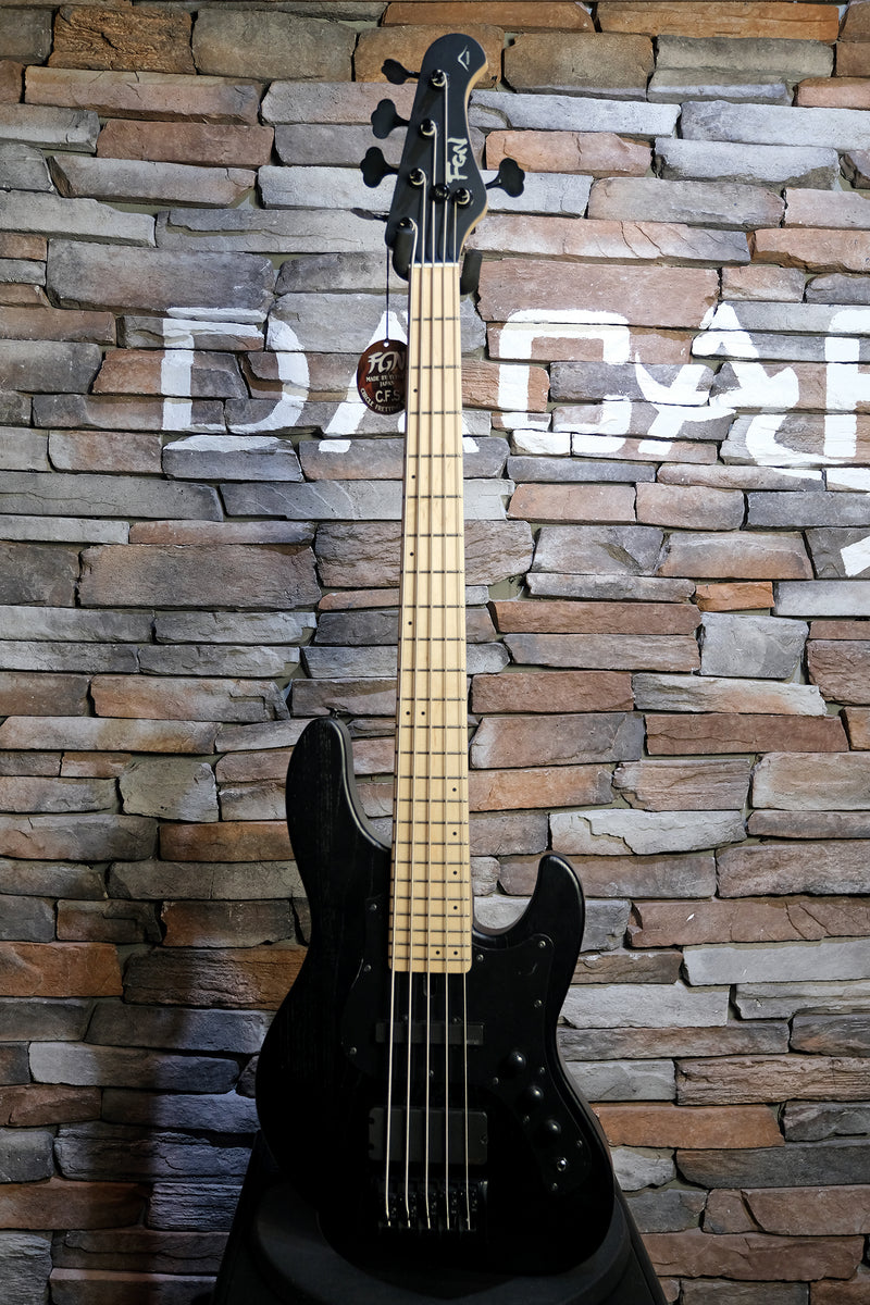 J-Standard Mighty Jazz, DE, 5 snaren Open Pure Blue + Gigbag